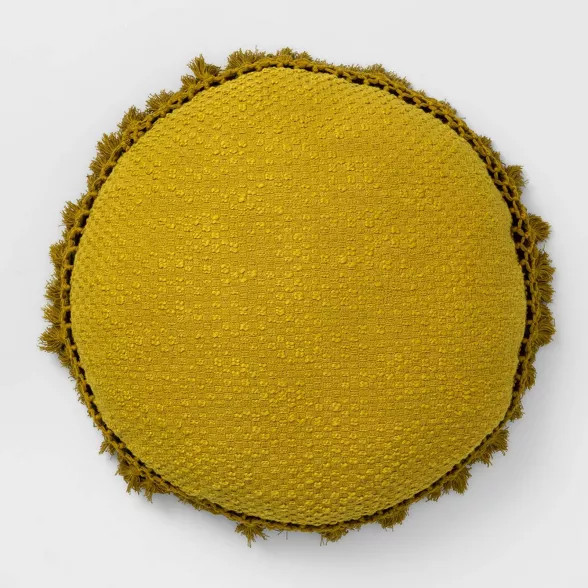 Round Crochet Throw Pillow - Opalhouse™ | Target
