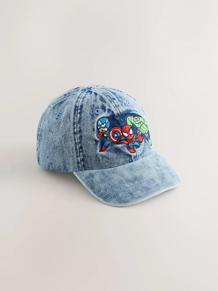 Blue Denim Avengers Marvel Cap (1-13yrs) | Next US