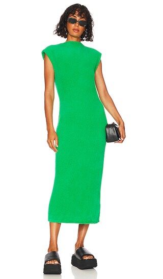 Runa Midi Dress in Grass Green | Revolve Clothing (Global)