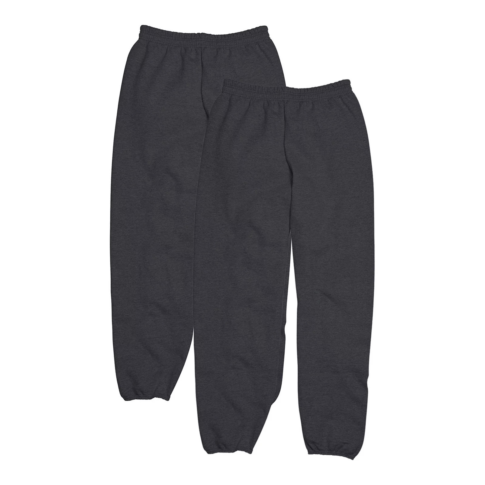 Men's Hanes® 2-Pack EcoSmart 32-in. Fleece Sweatpants, Size: Small, Grey Heather | Kohl's