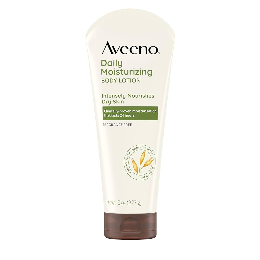 Aveeno Daily Moisturizing Body Lotion, Body Lotion for Dry Skin with Prebiotic Oat, Paraben Free,... | Amazon (US)