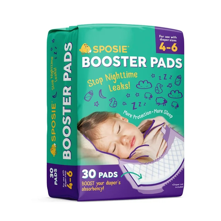 Sposie Booster Pads Diaper Doublers, 30 Pads | Walmart (US)