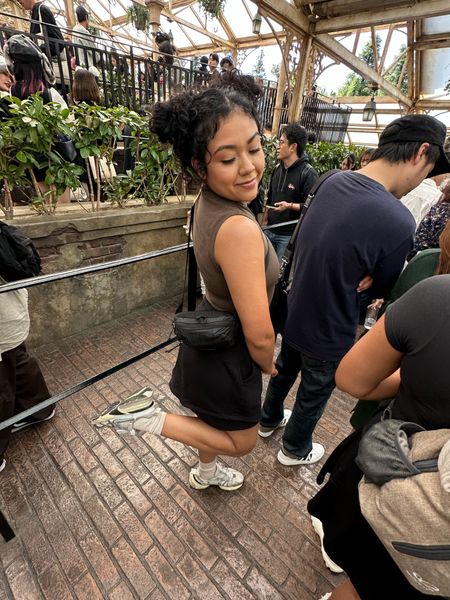 Waiting 80mins for the Harry Potter ride! 😆 love these sneakers, they are so cushioned and comfortable. Wearing my regular size 7. 

Japan travel outift, skort, Target, Nordstrom, SKIMS, Patagonia Fanny pack 

#LTKtravel #LTKshoecrush #LTKU