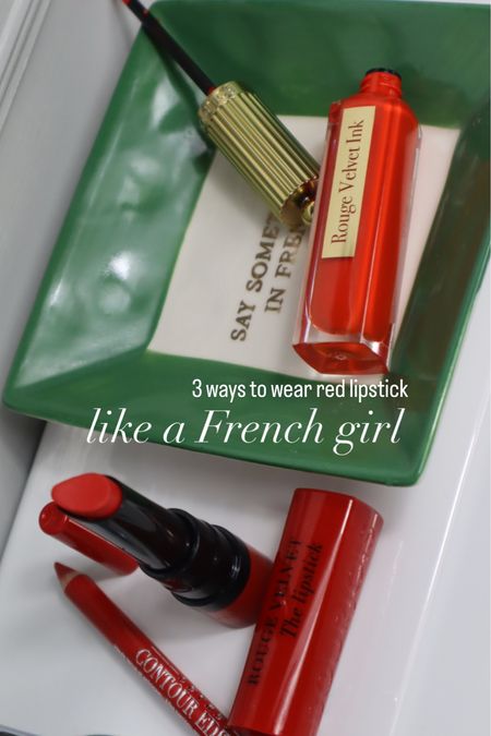 How to wear red lipstick like a French girl

#LTKstyletip #LTKSeasonal #LTKbeauty