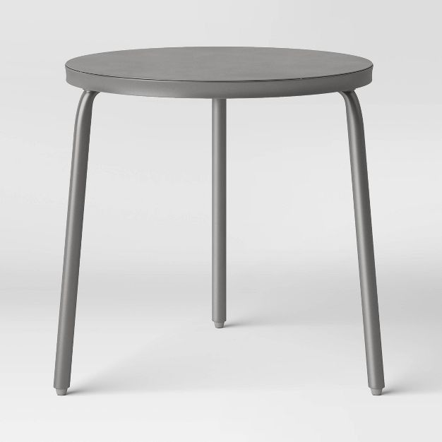 Metal Patio Accent Table - Gray - Room Essentials™ | Target