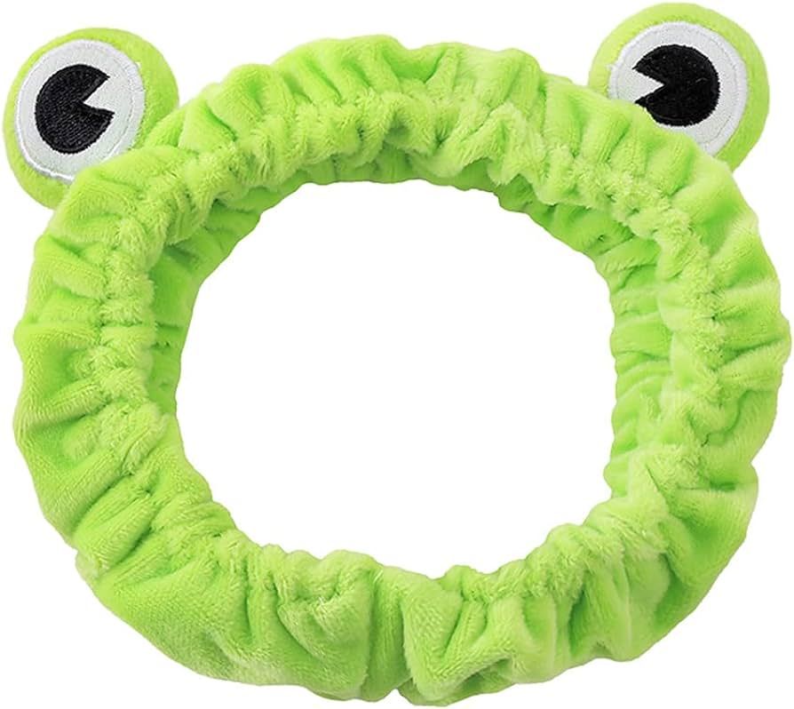 Hwotcwot Frog Headband, Headband For Washing Face, Makeup Headband, Frog Eye Elastic Headband Cut... | Amazon (US)