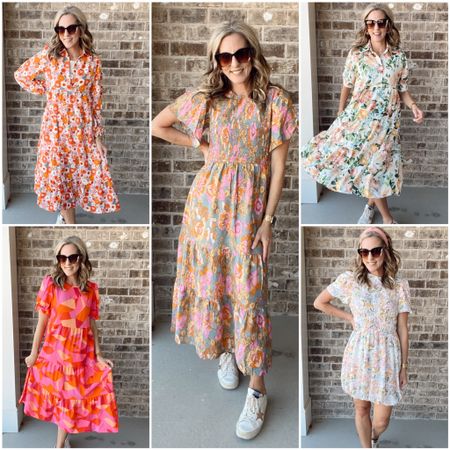 Amazon SPRING dresses- perfect for SB, Easter, or any occasion. Wearing size small on all // multiple colors and patterns   

#LTKworkwear #LTKstyletip #LTKSeasonal