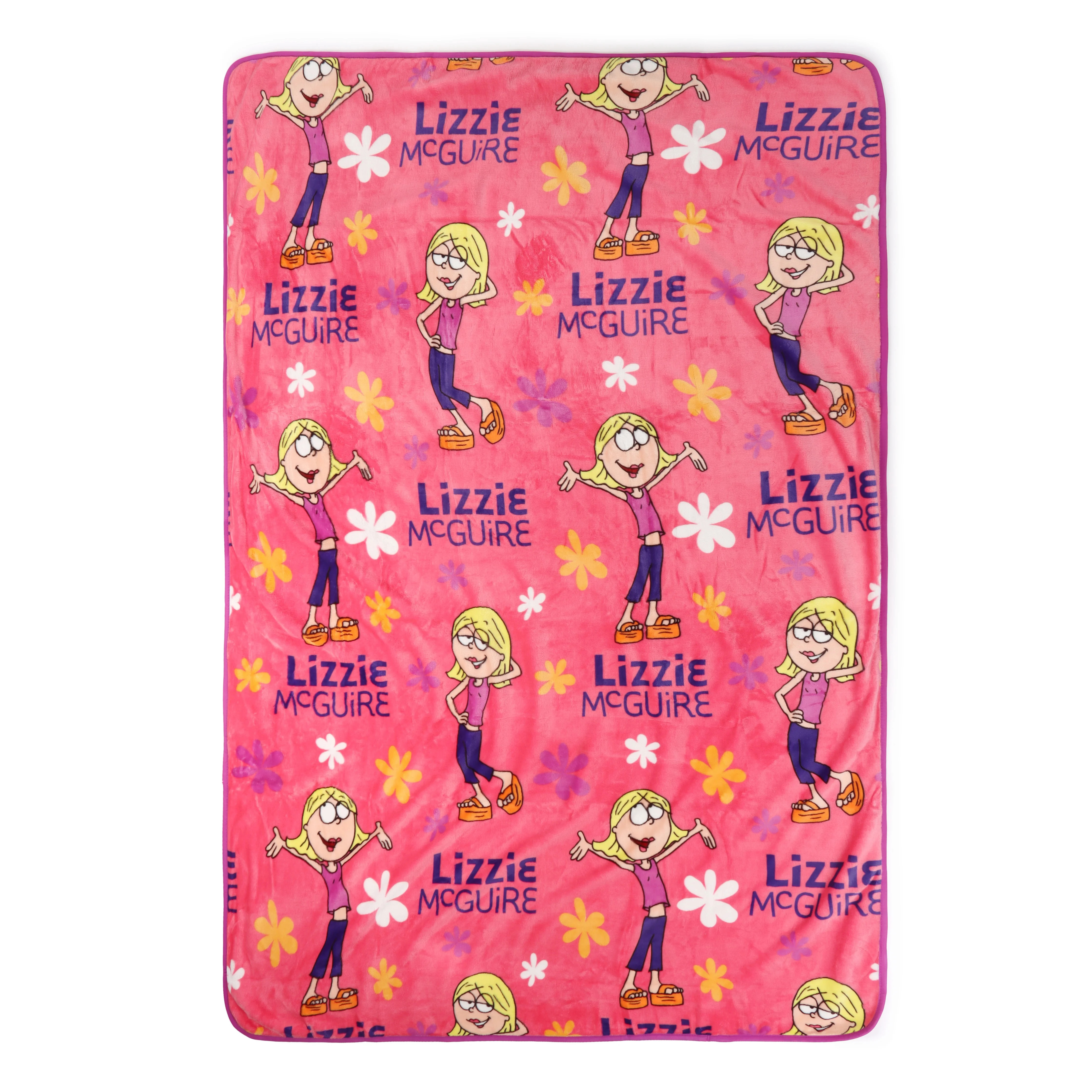 Disney Lizzie McGuire Totally Lizzie Kids Throw Blanket, Polyester Silk Touch, Multicolor, 50" x ... | Walmart (US)