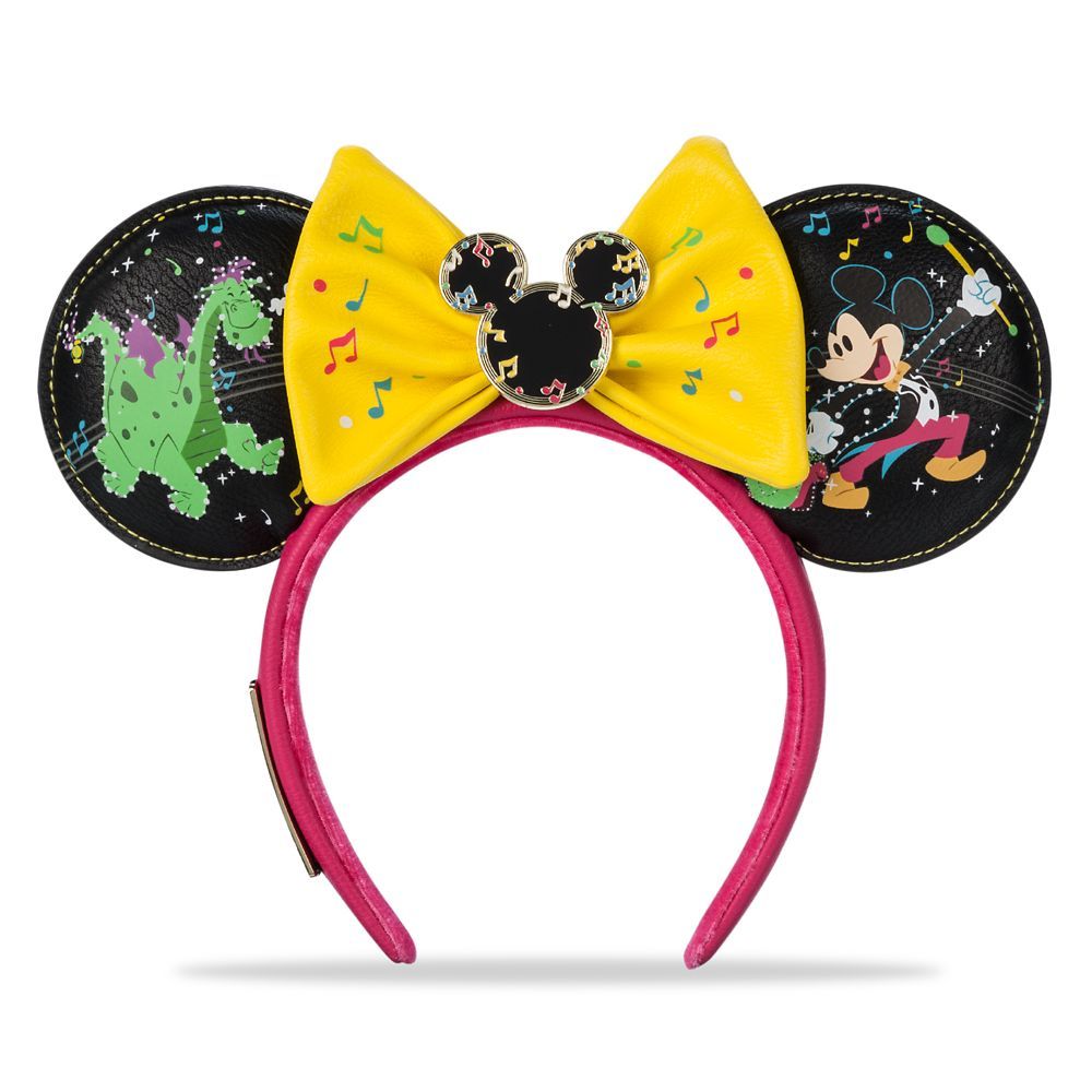 Minnie Mouse Loungefly Ear Headband – The Main Street Electrical Parade 50th Anniversary | Disney Store