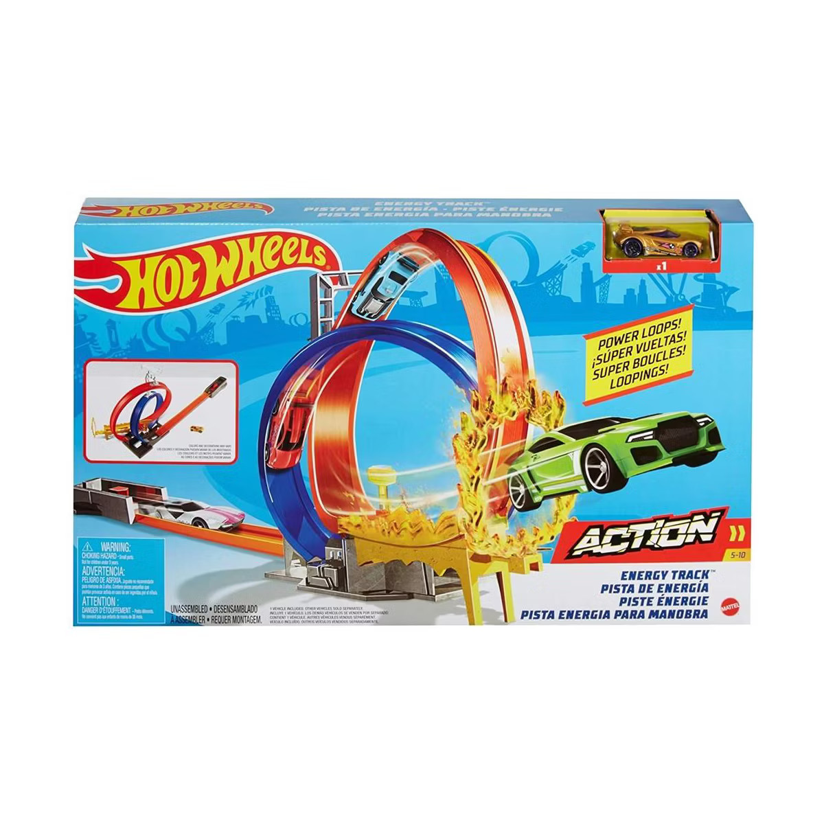 Hot Wheels Energy Track Set Includes 1 CAR | Target