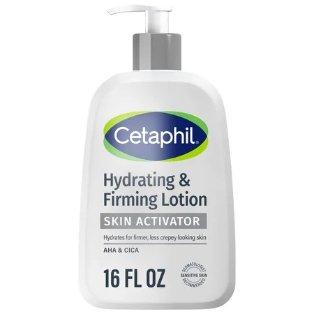 CETAPHIL Skin Activator Hydrating & Firming Body Lotion, Mandelic Acid (AHA) and Centella Asiatica (CICA) Body Moisturizer, Hydrates and Firms Aging Skin, Anti-Aging Body Skin Care, 16 oz | Walmart (US)