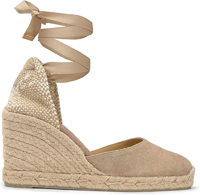 Amazon.com | Castañer Carina, Women's Sneakers, Sand, 6 AU | Heeled Sandals | Amazon (US)