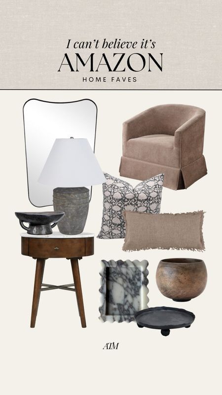 Amazon Home finds + faves! 

amazon home decor, amazon favorites, amazon deals, amazon finds, amazon furniture, mirror, lamp, side table, marble tray, pillows, bowl, wood bowl 

#LTKHome #LTKStyleTip #LTKFindsUnder100