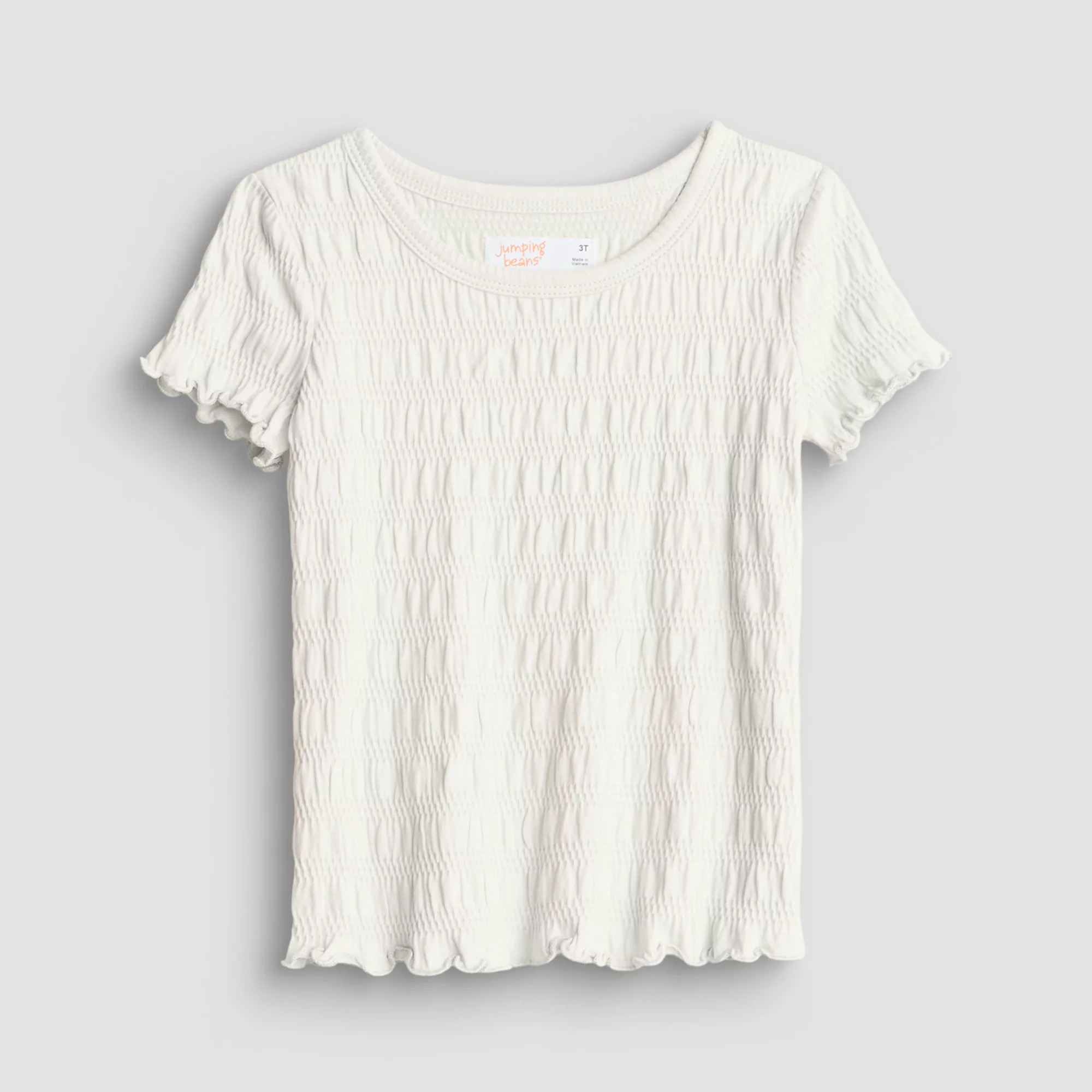 Girls 4-12 Jumping Beans® Short Sleeve Smocked Jersey Tee | Kohl's