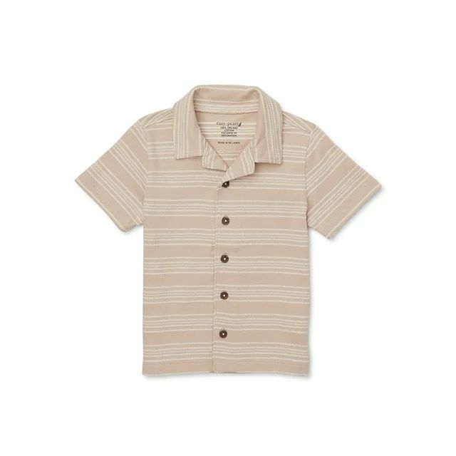 easy-peasy Toddler Boy Short Sleeve Camp Shirt, Sizes 18M-5T | Walmart (US)