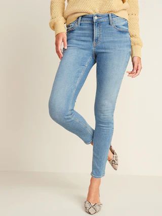 Mid-Rise Rockstar Super Skinny Jeans for Women | Old Navy (US)