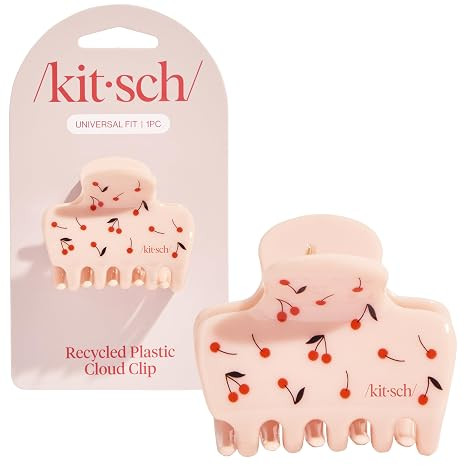 Kitsch Medium Hair Clips for Women - Cherry Print, 1pc | Strong Hold Claw Clips for Thick or Thin... | Amazon (US)