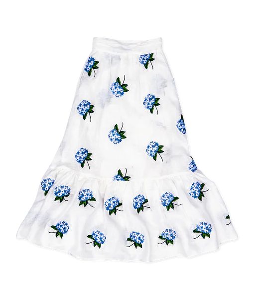 The Hydrangea Skirt - White | Kiel James Patrick