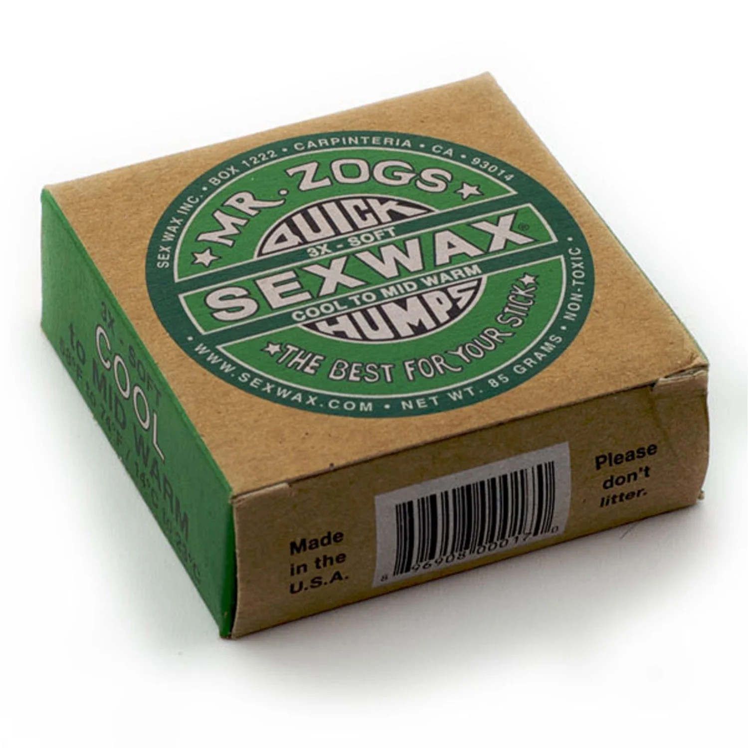 Sex Wax Quick Humps 3X Eco Surf Wax by Mr. Zog's | Walmart (US)