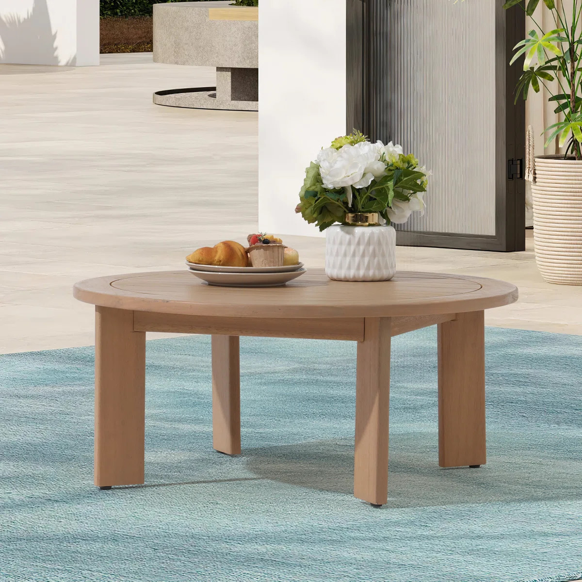 Frances Eucalyptus Patio Coffee Table | Wayfair North America