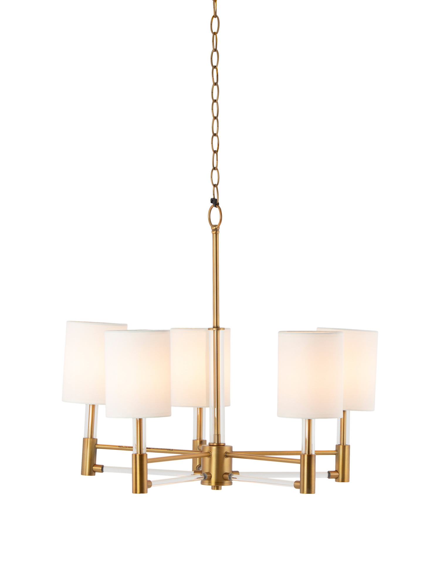 26x26x21.75 Aged Brass Gretchen Chandelier | TJ Maxx