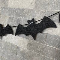 Halloween Felt Bat Garland, Bat Garland, Halloween Party Decor, Nursery Decorations, Felt Decor | Etsy (US)