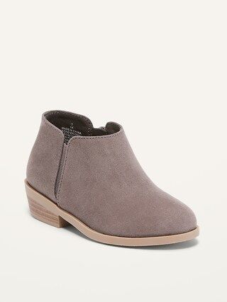Faux-Suede Ankle Boots for Toddler Girls | Old Navy (US)