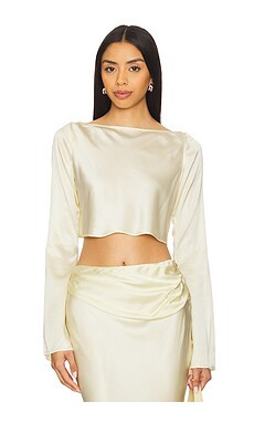 Camila Coelho Enza Top in Butter Yellow from Revolve.com | Revolve Clothing (Global)