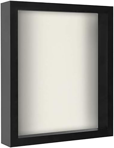 Americanflat 11x14 Shadow Box Frame in Black with Soft Linen Back - Composite Wood with Polished ... | Amazon (US)