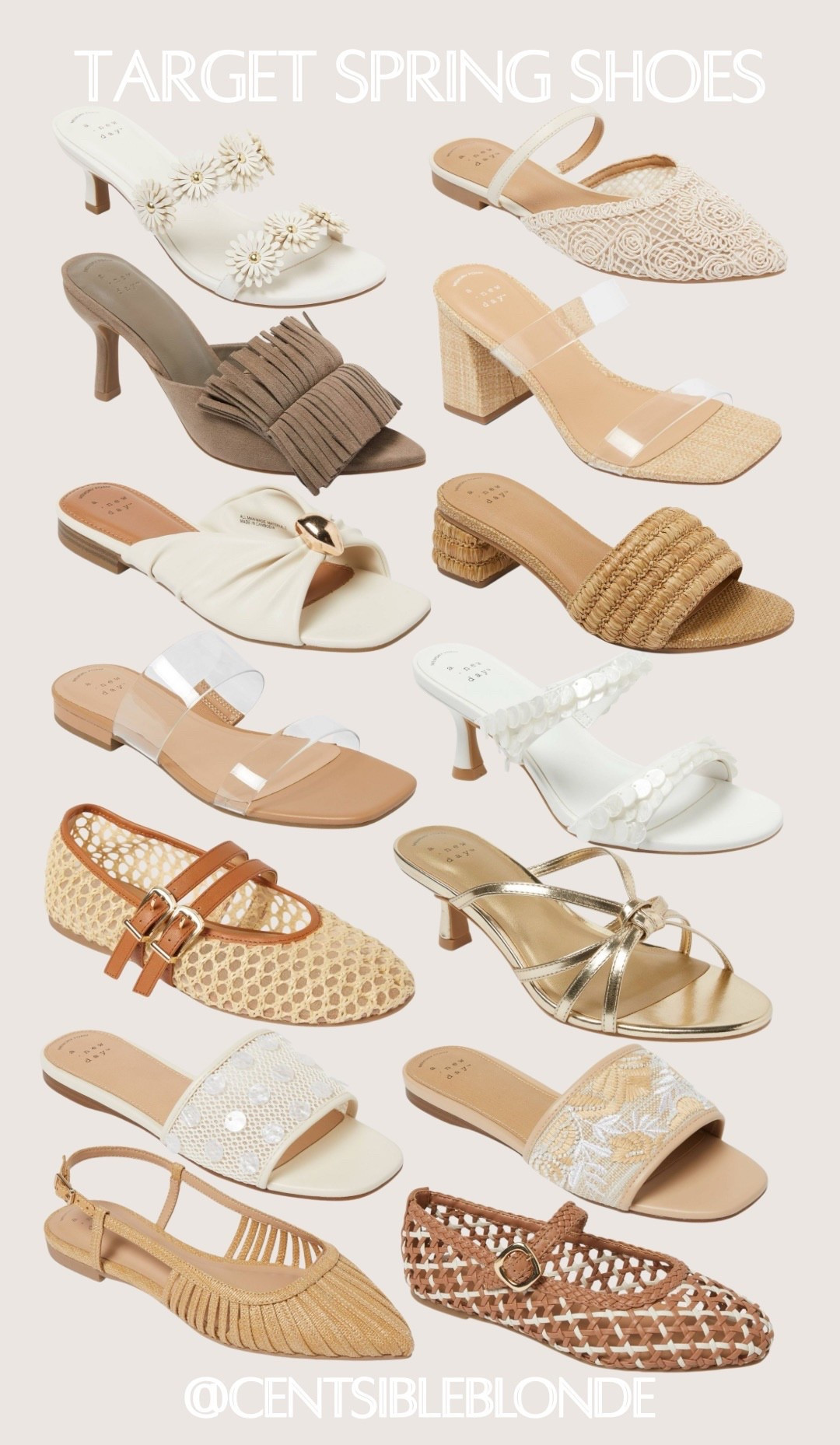 Target shoes, spring shoes, spring sandals, slide sandals, clear strap sandals, Mary Jane flats, work shoes, spring heels, target heels, mules, slingbacks, neutrals shoes, gold sandals, shoes for pants, shoes for jeans, shoes for dresses

#LTKPetite #LTKWorkwear #LTKTravel