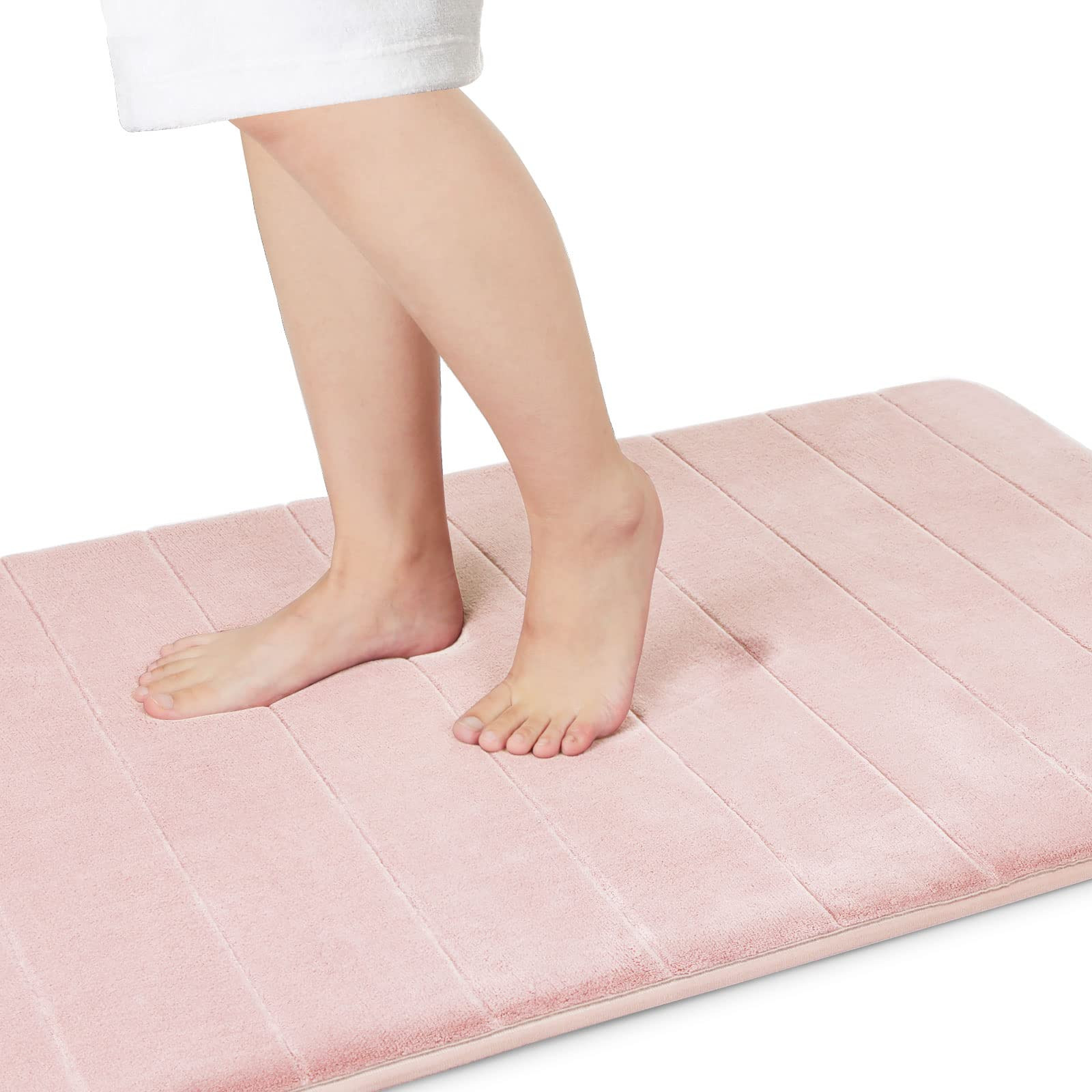 Yimobra Bathroom Runner 60"x24", Non Slip Memory Foam Bath Mat, Super Soft Water Absorbent Hallwa... | Amazon (US)