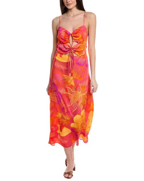FARM Rio Summer Garden Ombre Midi Dress | Shop Premium Outlets