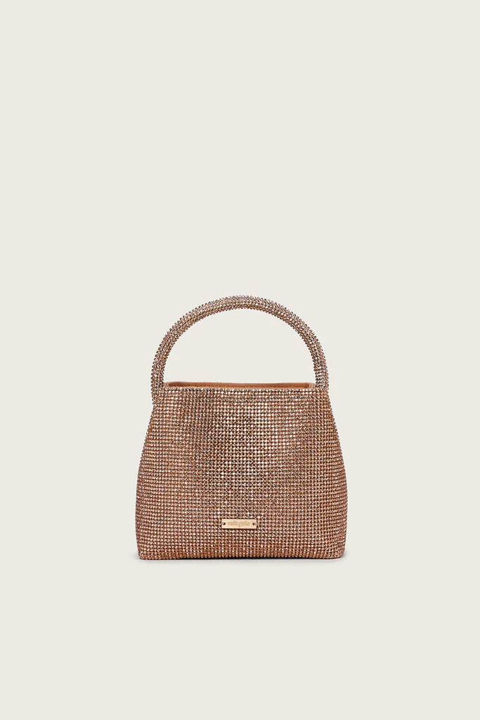 SOLENE MINI RHINESTONE BAG - CHAMPAGNE | Cult Gaia - US