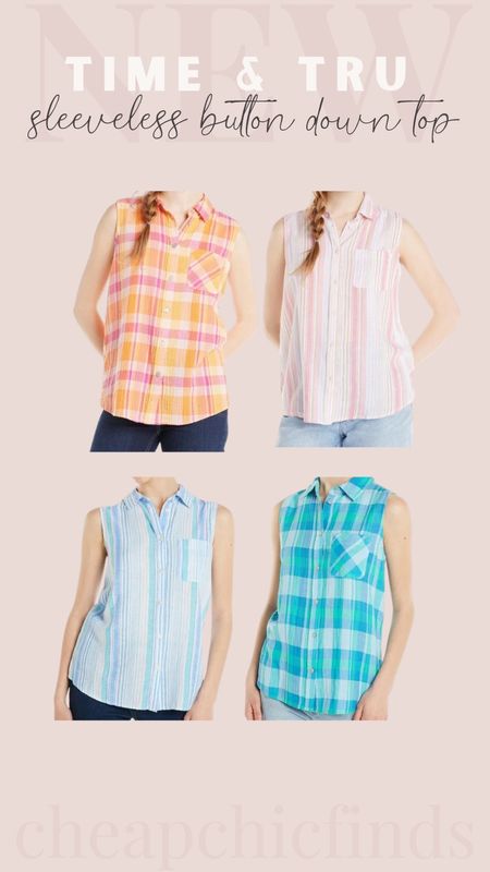 New
Time& Tru Sleeveless Button Down Top

#new
#walmartfind
#time&tru
#sleevelesstop
#tanktop
#spring
#springfind
@walmart

#LTKfindsunder50 #LTKSeasonal #LTKstyletip