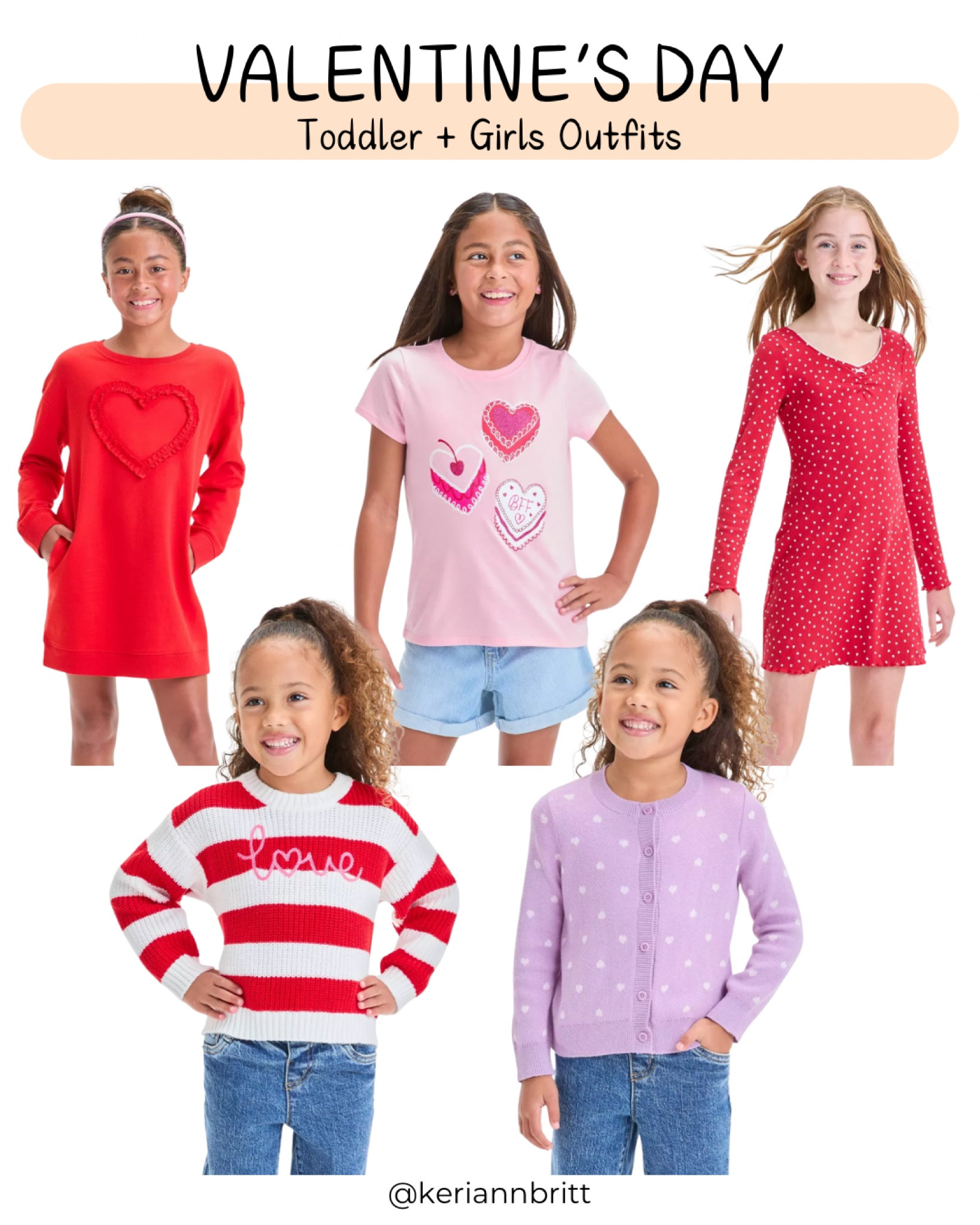 Toddler & Girls Valentine’s Day Outfits at Target 

#LTKSeasonal #LTKKids