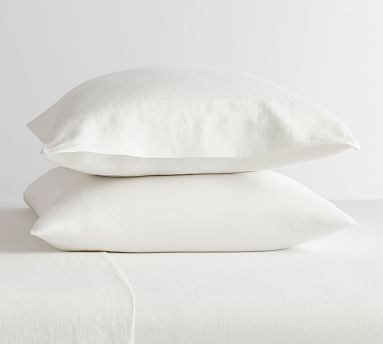 Belgian Flax Linen Pillowcases - Set of 2 | Pottery Barn (US)