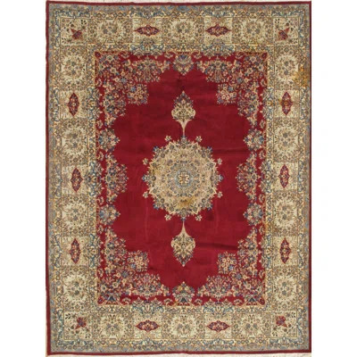 One-of-a-Kind Hadria Hand-Knotted Red 9'4" x 12'8" Area Rug | Wayfair North America