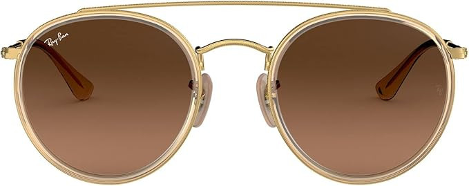 Ray-Ban Rb3647n Double Bridge Round Sunglasses | Amazon (US)