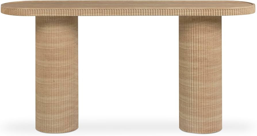 Tov Furniture Darcy Faux Travertine Concrete Indoor/Outdoor Console | Amazon (US)