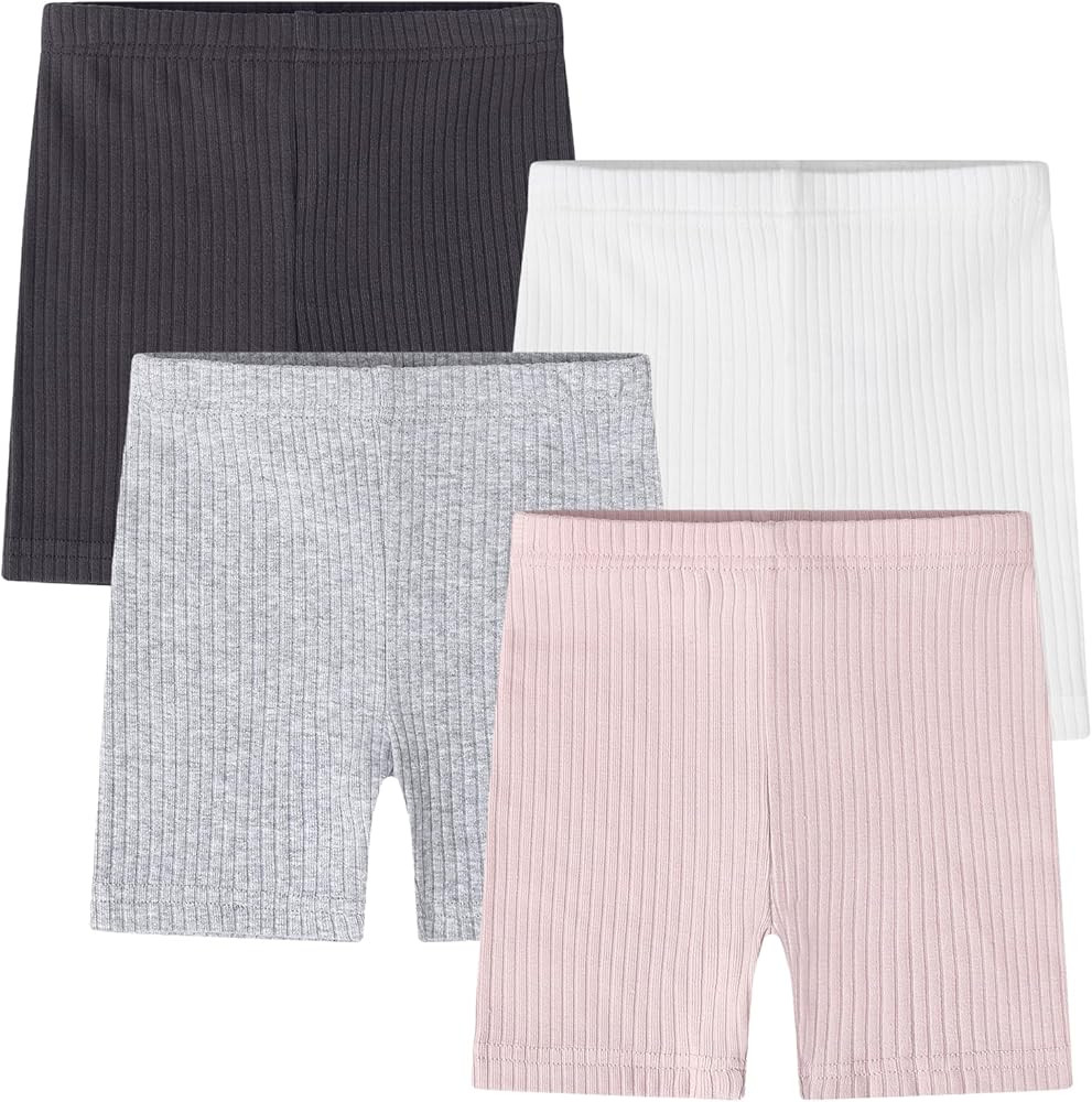 Bafeicao Toddler Organic Cotton Cartwheel Shorts Biker Tights Under Dress Girls Dance Bottom Soli... | Amazon (US)