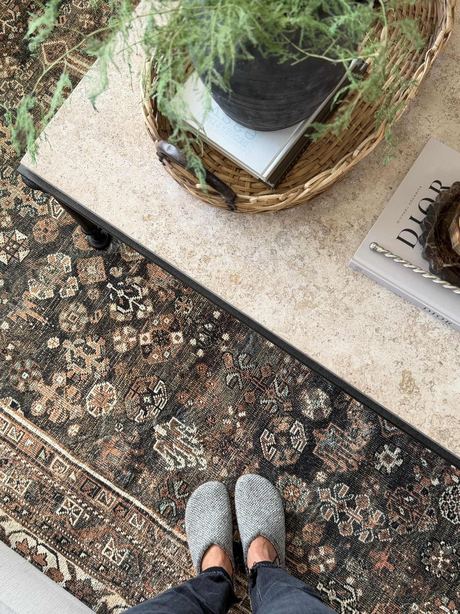 Who says you can’t add warmth and moodiness to your home in the spring?! I love the apricot/olive tones throughout this new rug from Joon Loloi! It’s cloudpile which is my favorite—warm, soft, and so cozy. We have the 8’6” x 11’6” over a 10’x14’ jute rug! 

#LTKHome