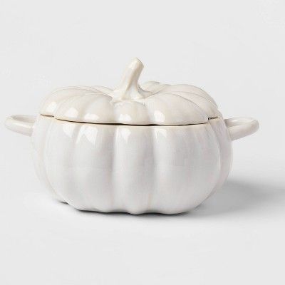 94oz Stoneware Pumpkin Serving Dish - Threshold™ | Target