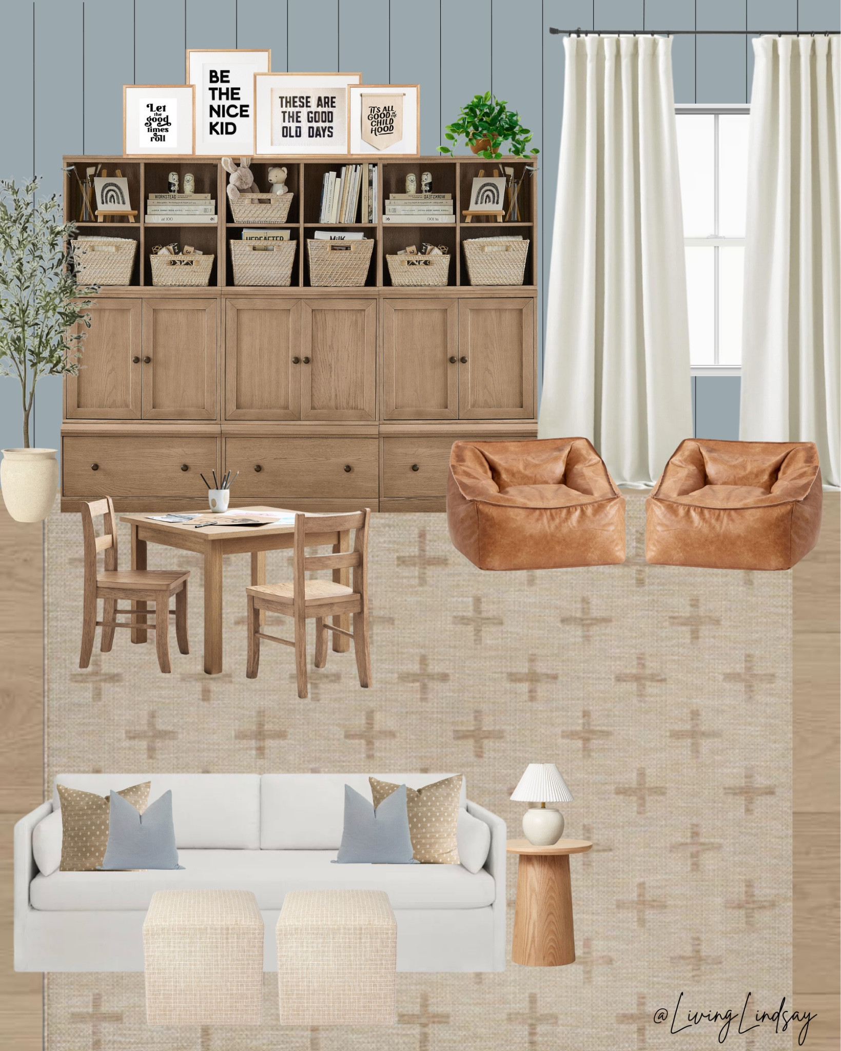 Playroom, playroom storage, playroom ideas, playroom rug, play table, play chairs, kids room, kids space, playroom ideas 

#LTKhome #LTKkids #LTKfamily