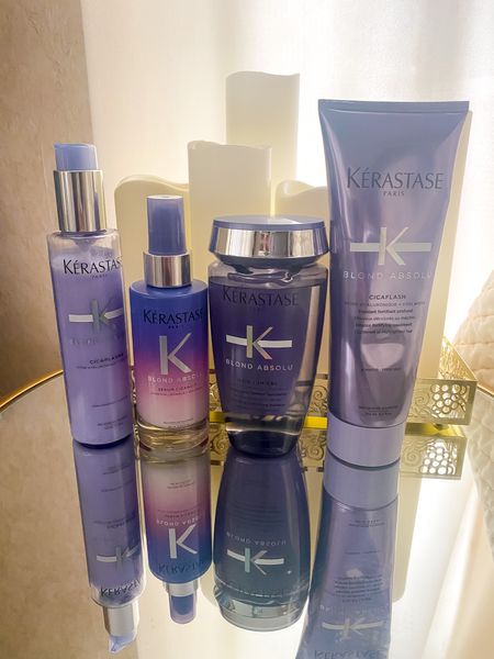 Just got my hair colored and hair care is so incredibly important. I began using Kerastase last summer and it has changed my hair game. I love their line for blondes!

#LTKFind #LTKbeauty #LTKstyletip