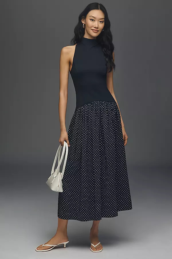Maeve Mariana Drop-Waist Maxi Dress | Anthropologie (US)