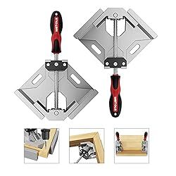 WETOLS Corner Clamp 2pcs 90 Degree Right Angle Clamp with Adjustable Aluminum Alloy Swing Jaw, Si... | Amazon (US)