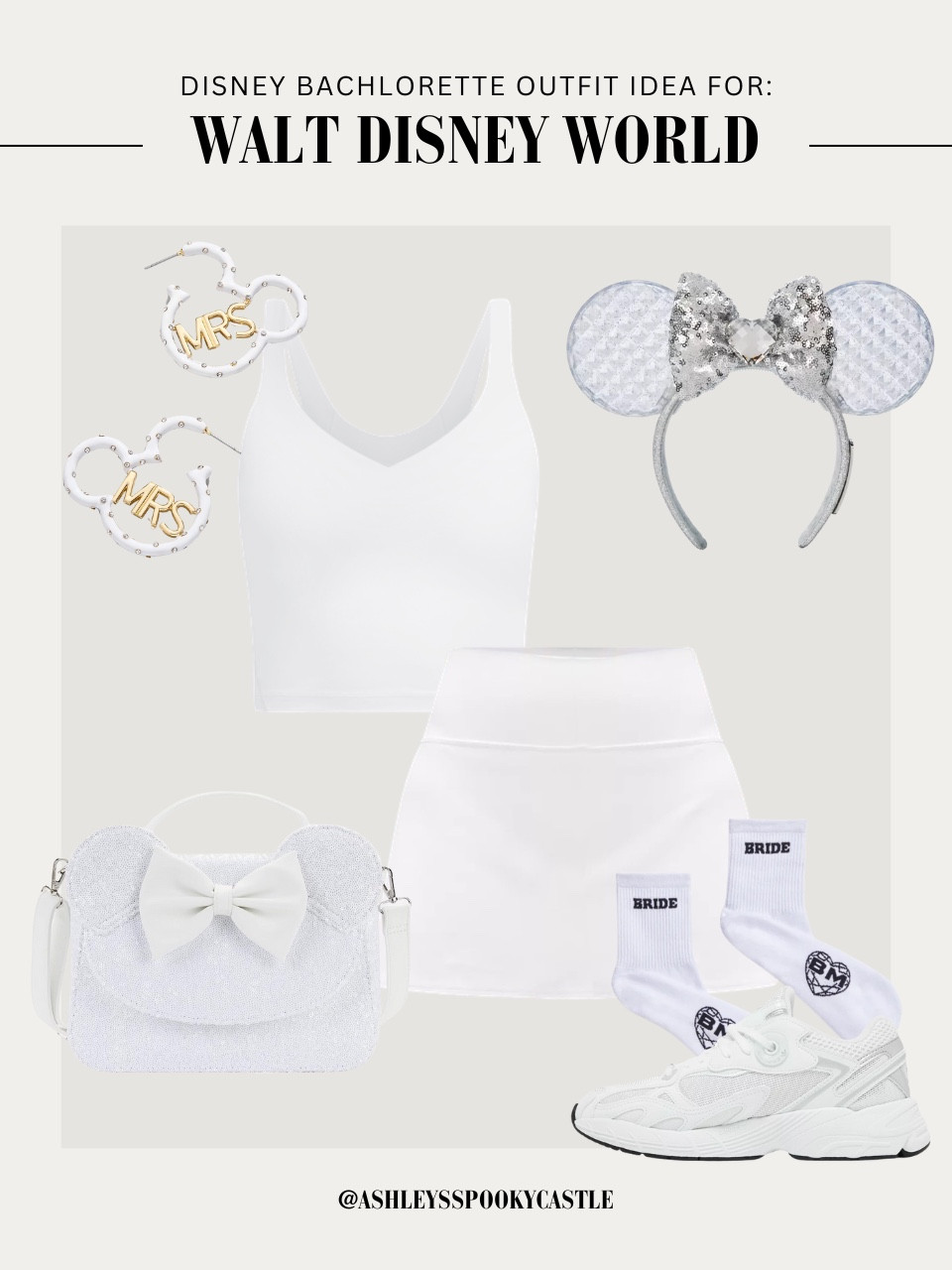 Disney bride outfit idea for Disney bachelorette trip

#LTKStyleTip #LTKWedding #LTKActive