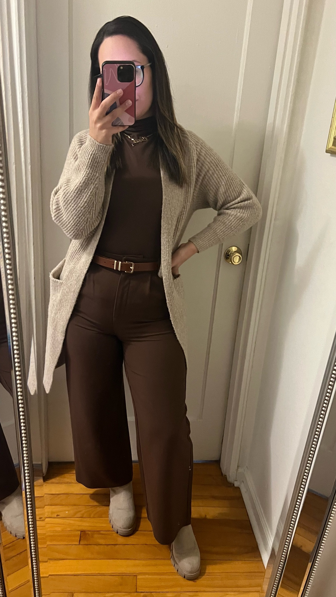 Internship outfit of the day! 🤎
Shirt: SHEIN
Pants: Abercrombie ( color is not currently available) 
Sweater: Target 
Shoes: Walmart 

#LTKWorkwear #LTKStyleTip #LTKFindsUnder100