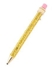 Yellow Pave Pencil Brooch | TJ Maxx