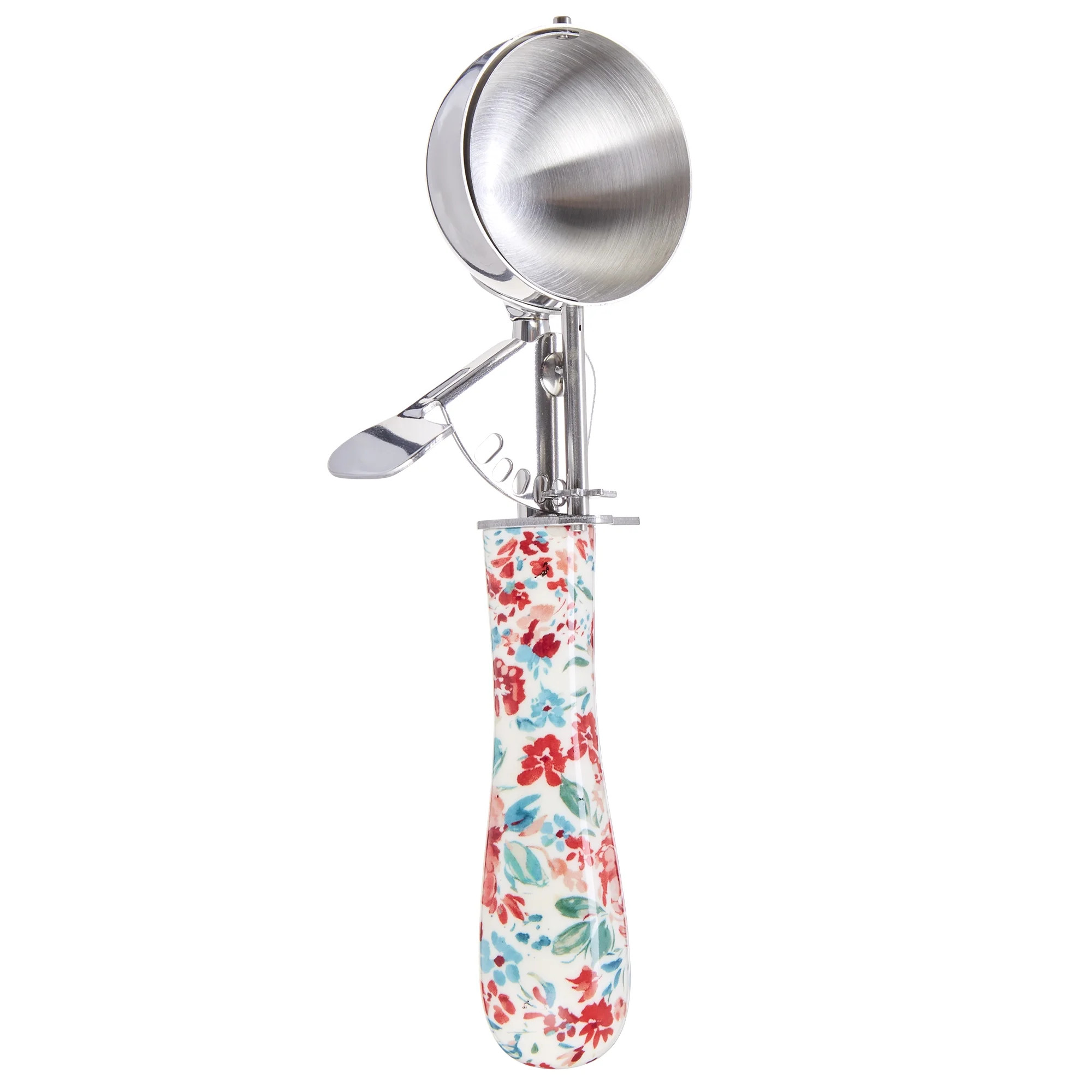The Pioneer Woman Gorgeous Garden Stainless Steel Trigger Ice Cream Scoop | Walmart (US)